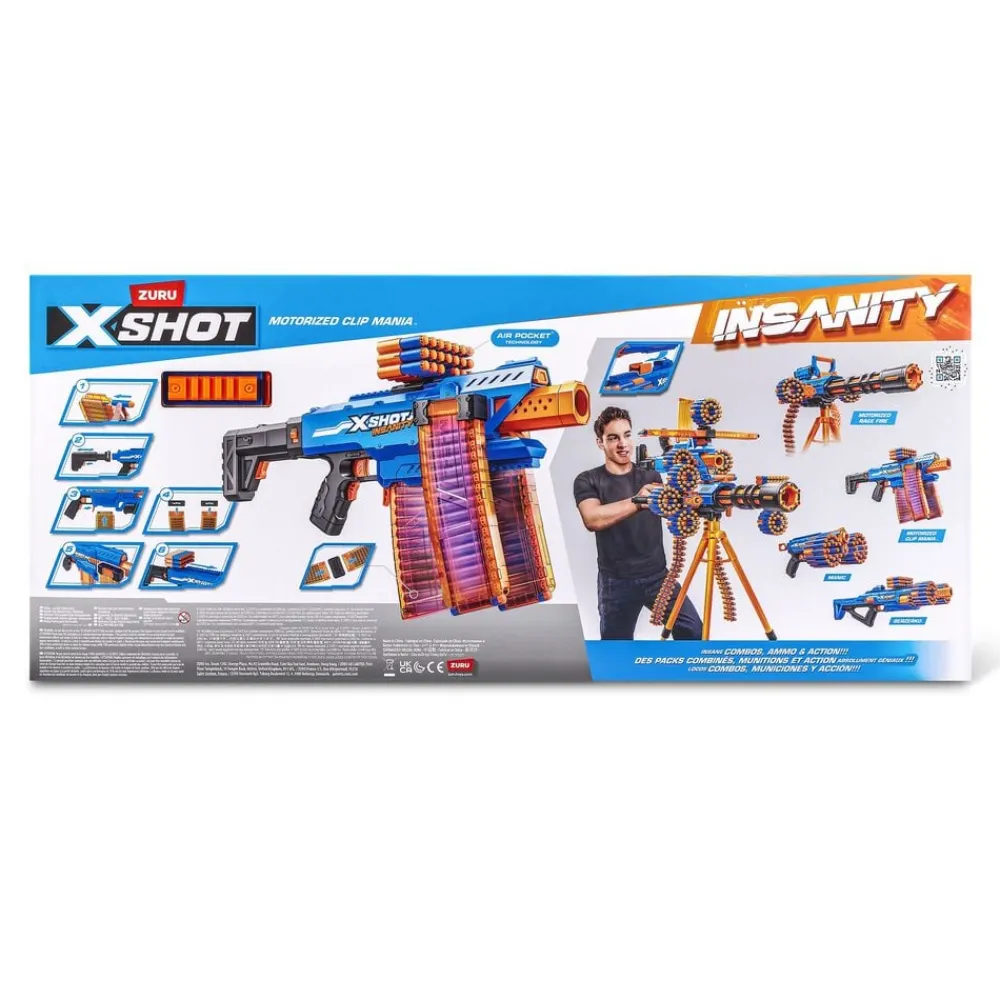 Børn X-shot Insanity-Motorised Clip B