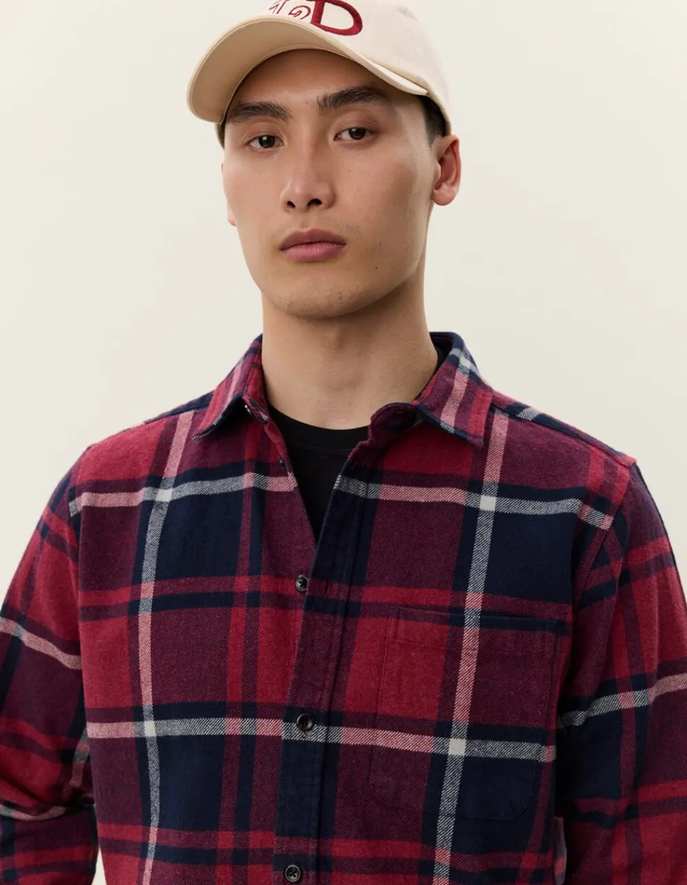 Jeremy Check Flannel Shirt>Les Deux Sale