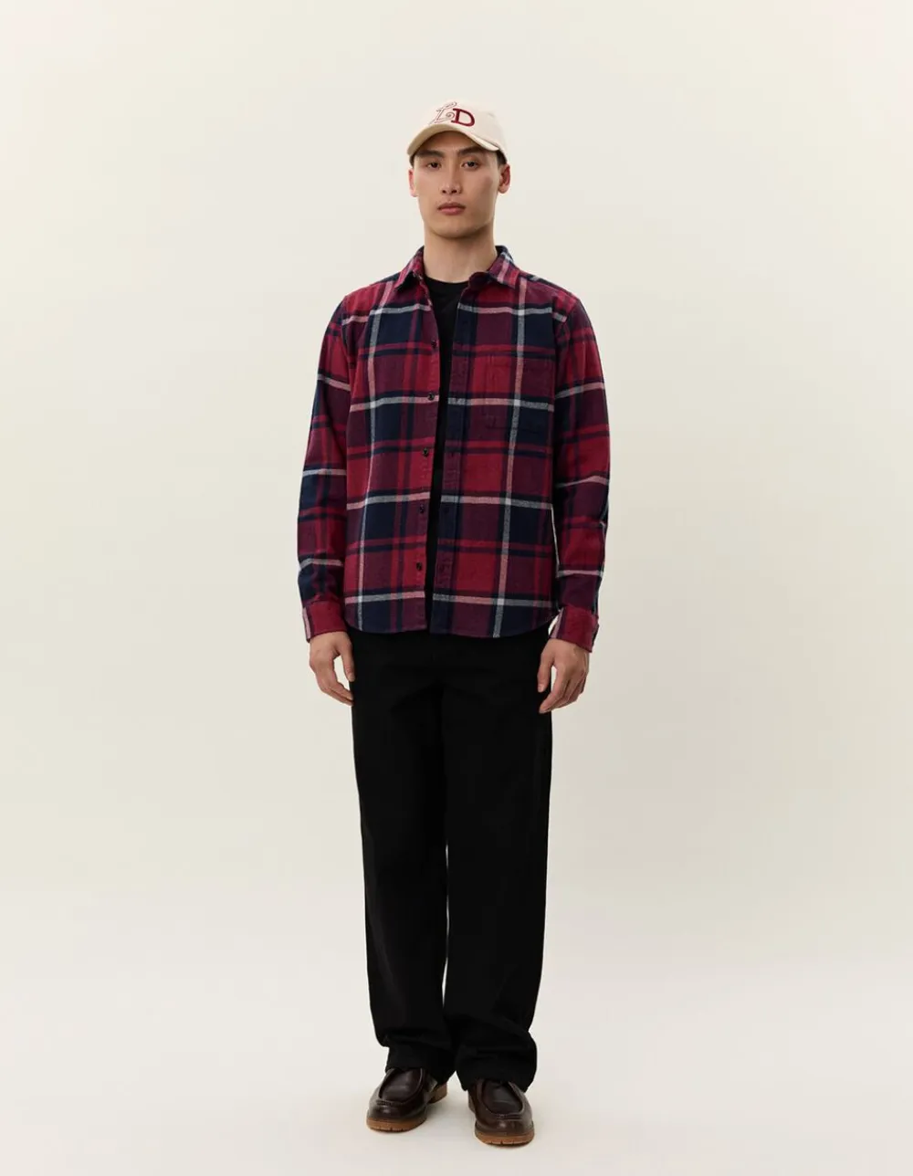Jeremy Check Flannel Shirt>Les Deux Sale