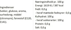 Almuegaarden Jordbær bolcher med smag af friske jordbær New