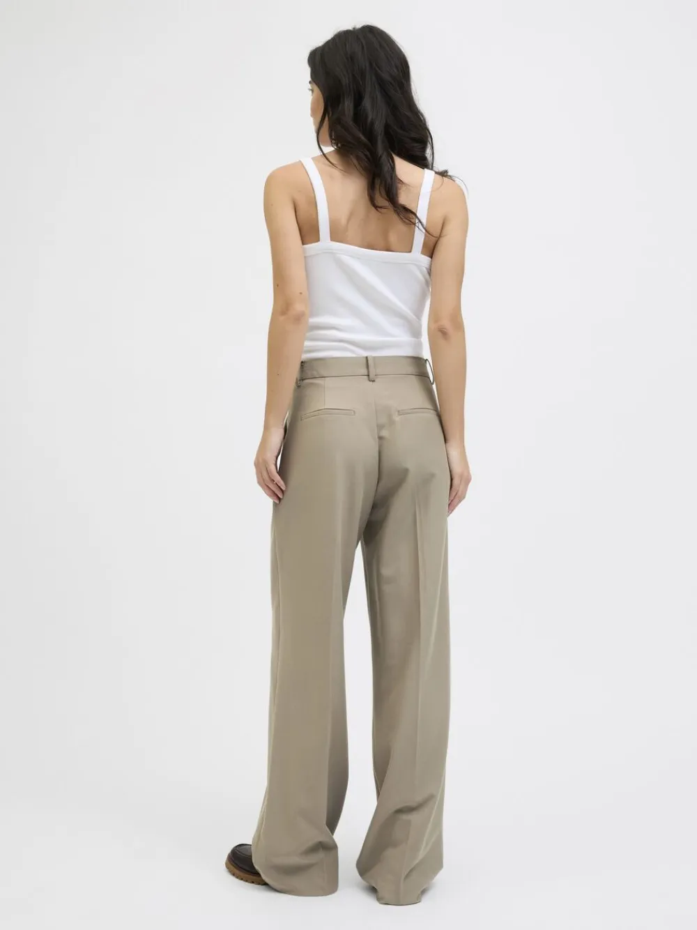 Dame JJXX JXELLIS WIDE HW PANT TLR NOOS