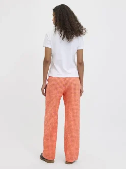Dame JJXX JXPETRA SEERSUCKER HW PANT WVN