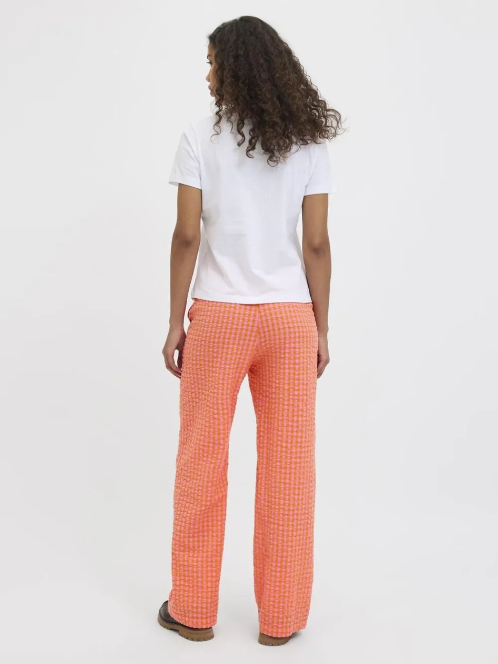 Dame JJXX JXPETRA SEERSUCKER HW PANT WVN