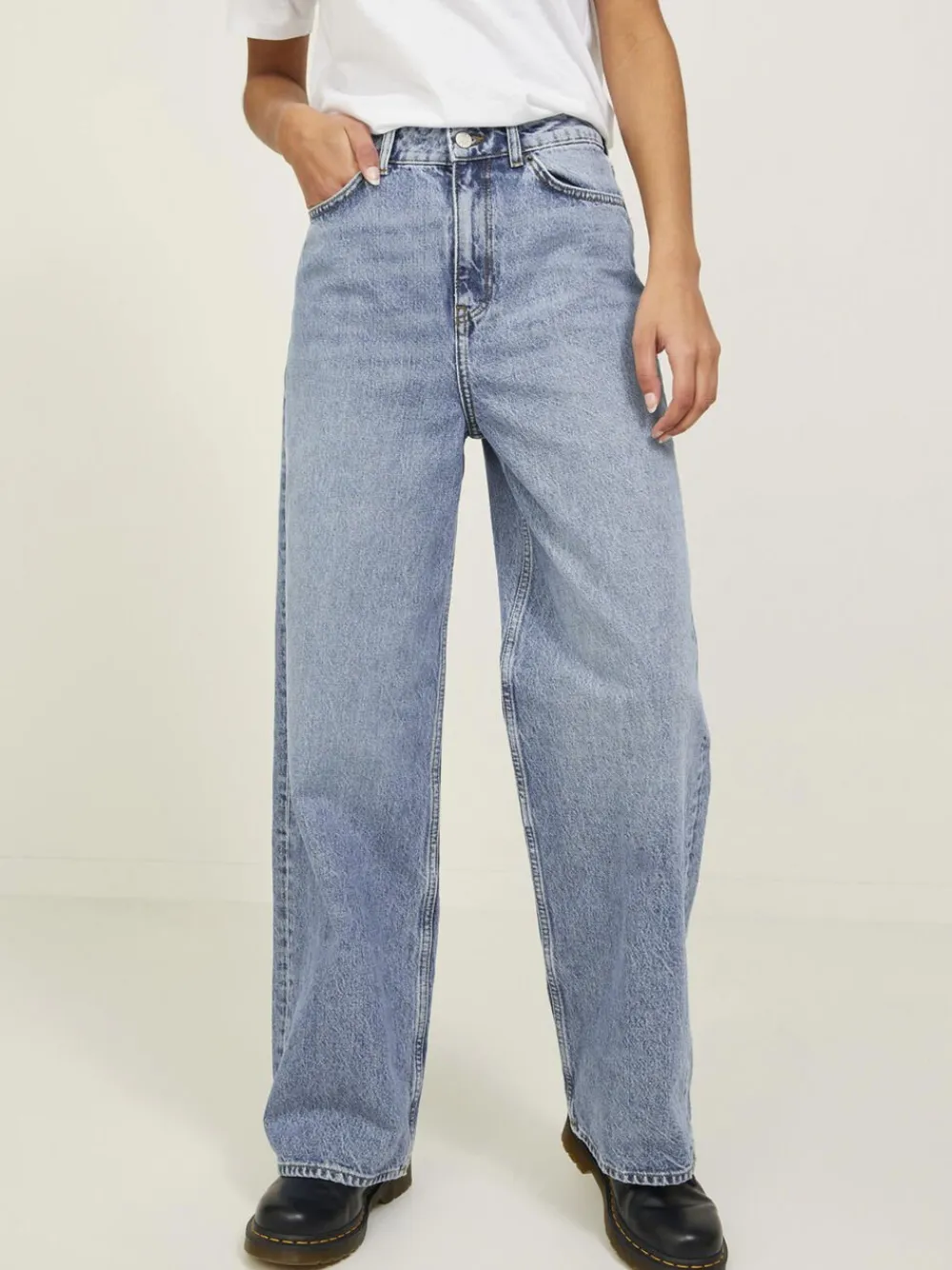 JJXX JXTOKYO WIDE HW CR6013 LN Light blue denim Outlet