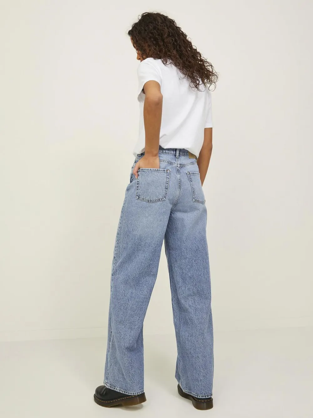 JJXX JXTOKYO WIDE HW CR6013 LN Light blue denim Outlet