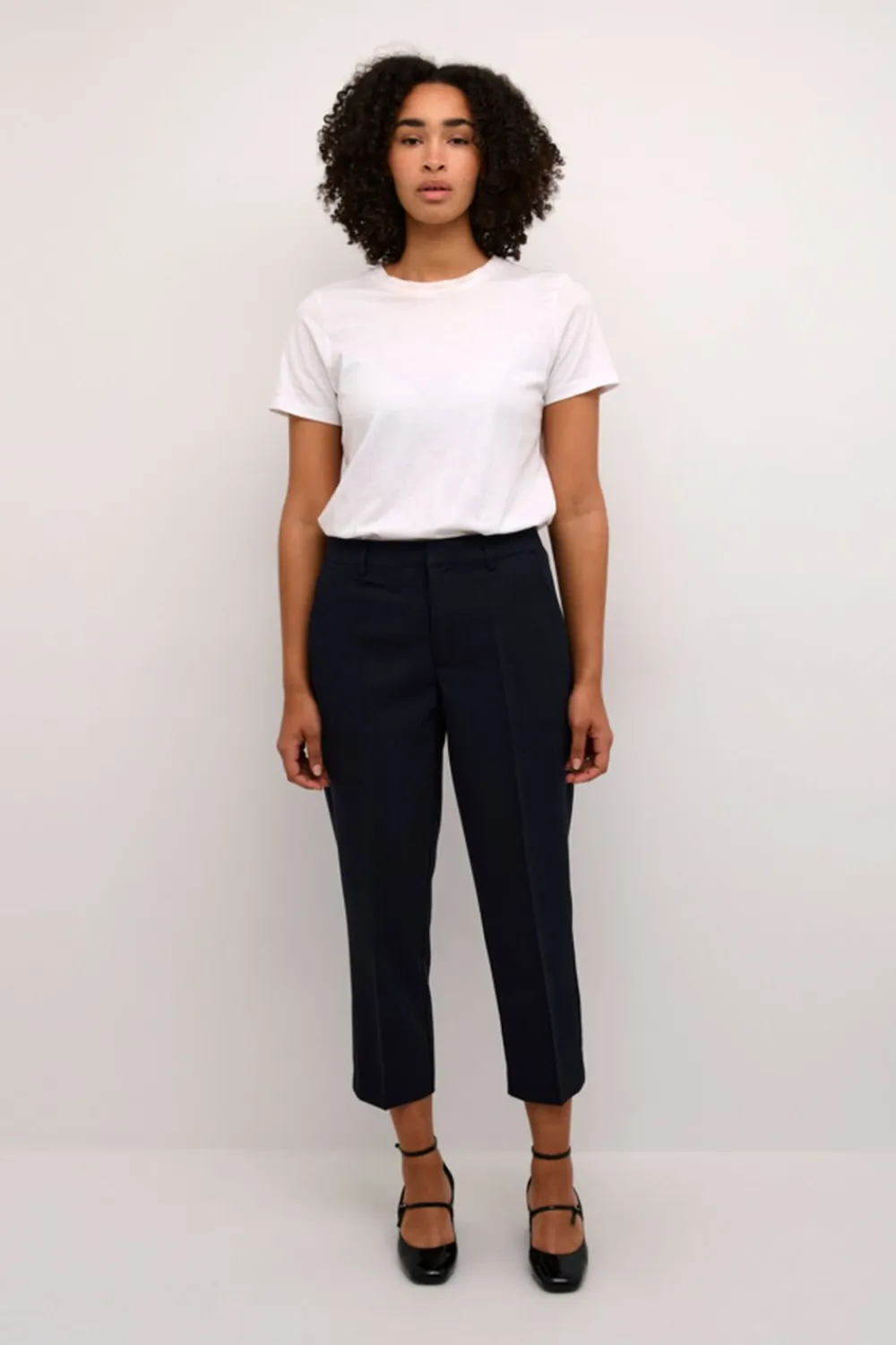 KAsakura HW Cropped Pants>Kaffe New
