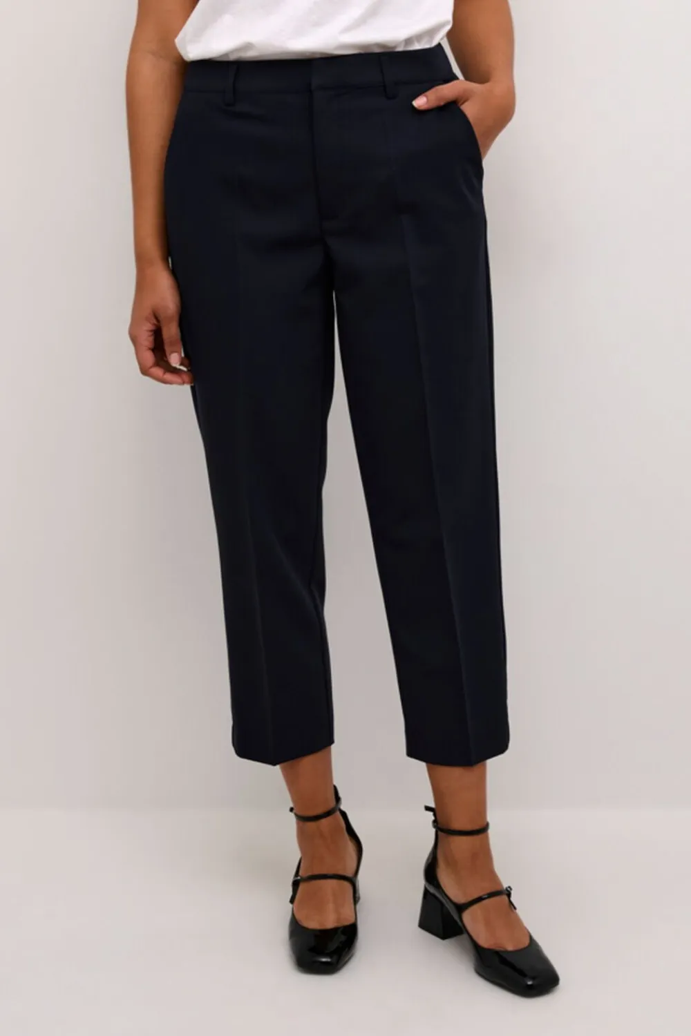 KAsakura HW Cropped Pants>Kaffe New