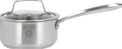 Pillivuyt Gourmet Kasserolle med glaslåg Roya 1,5 liter 16 cm Rustfrit stål Hot