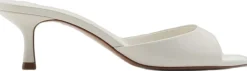 MANGO Kitten-heel sandals with strap Light beige Online