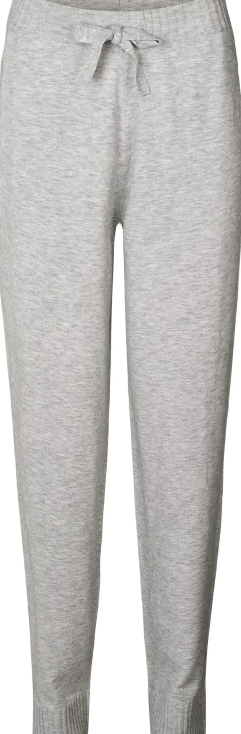 Rabens Saloner Knit lounge pants - Jorun Grey melange Hot