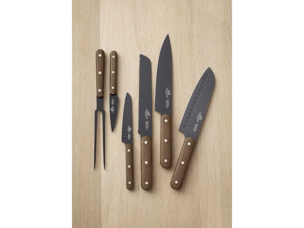 Knivsæt Phenix Walnut 3 dele Sort/valnøddetræ>Lion Sabatier Hot