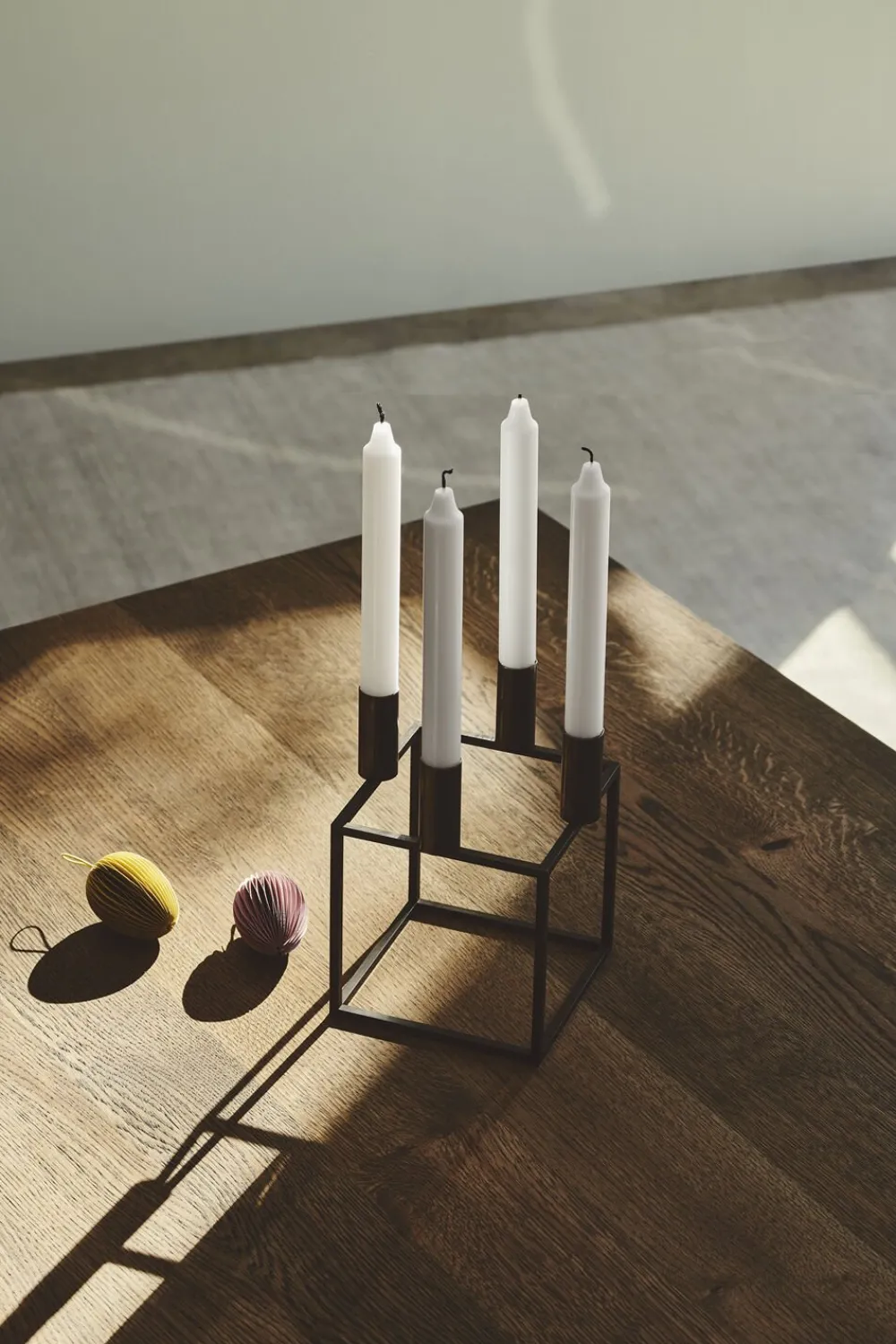 Audo Copenhagen Kubus 4, Candle Holder, Gold-plated