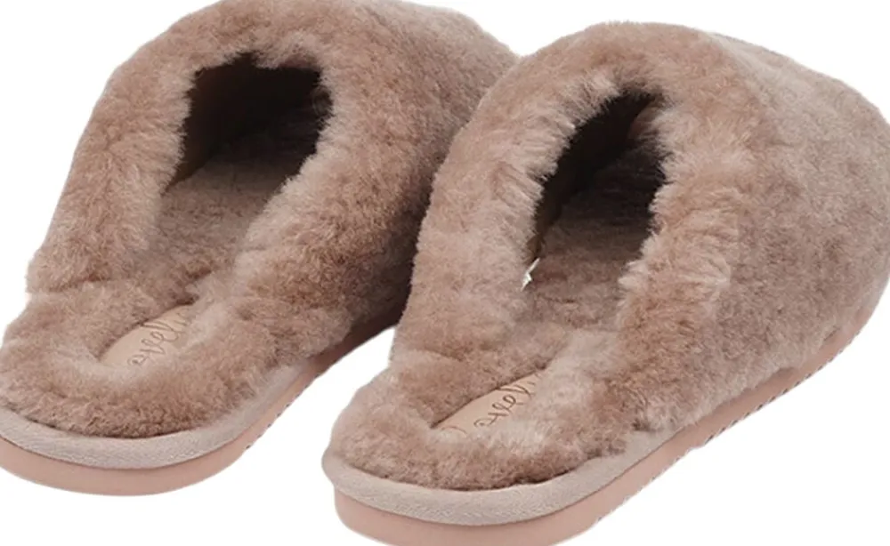 KVINA - OPEN SHEARLING SLIPPER>Lovelies Sale
