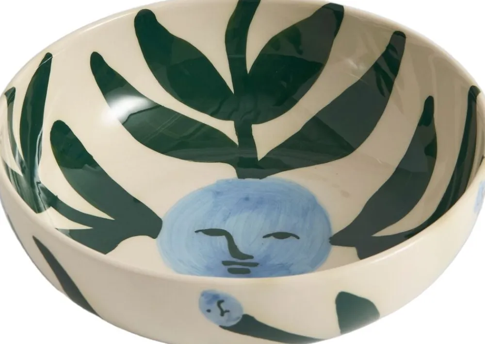Hay La Pittura Bowl - Ø18 - Moon face vine