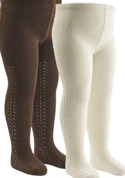 Børn Müsli by Green Cotton Lace stockings baby 2-pack