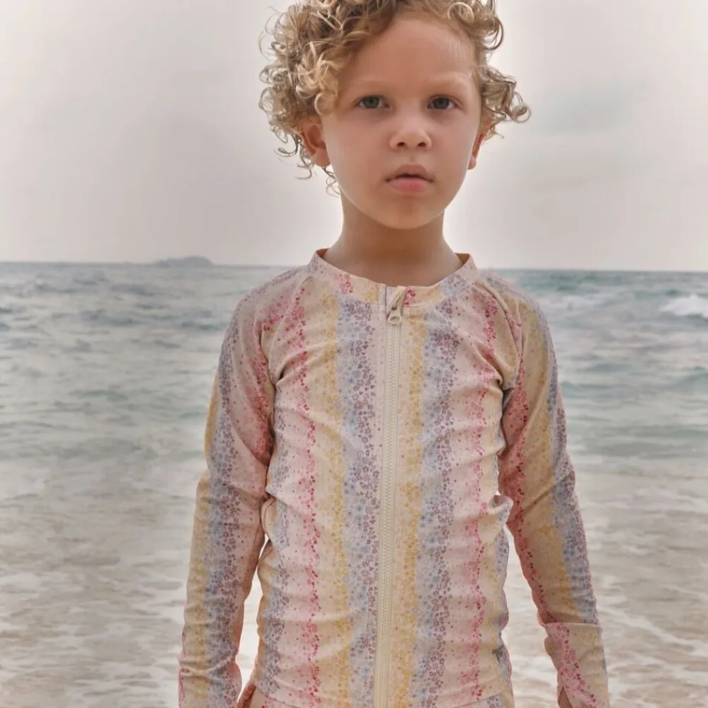 Langærmet Bade T-shirt Ada>Wheat Outlet
