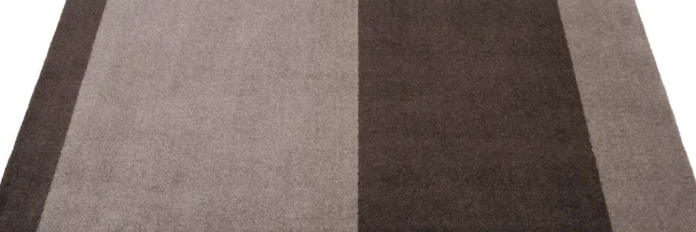 Tica Copenhagen Løber, 67x120 cm, stripes-horizon sand/brun