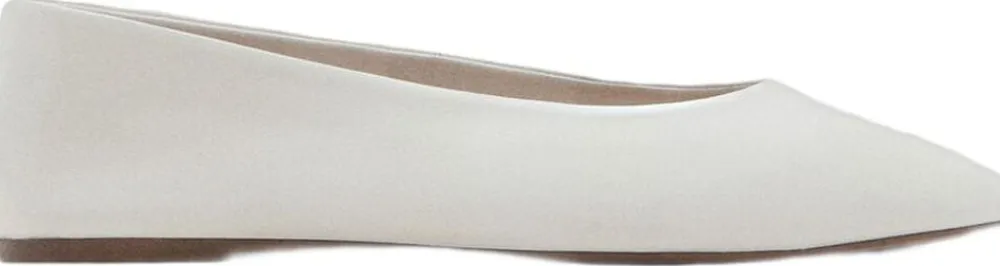Leather ballet flats>MANGO Outlet
