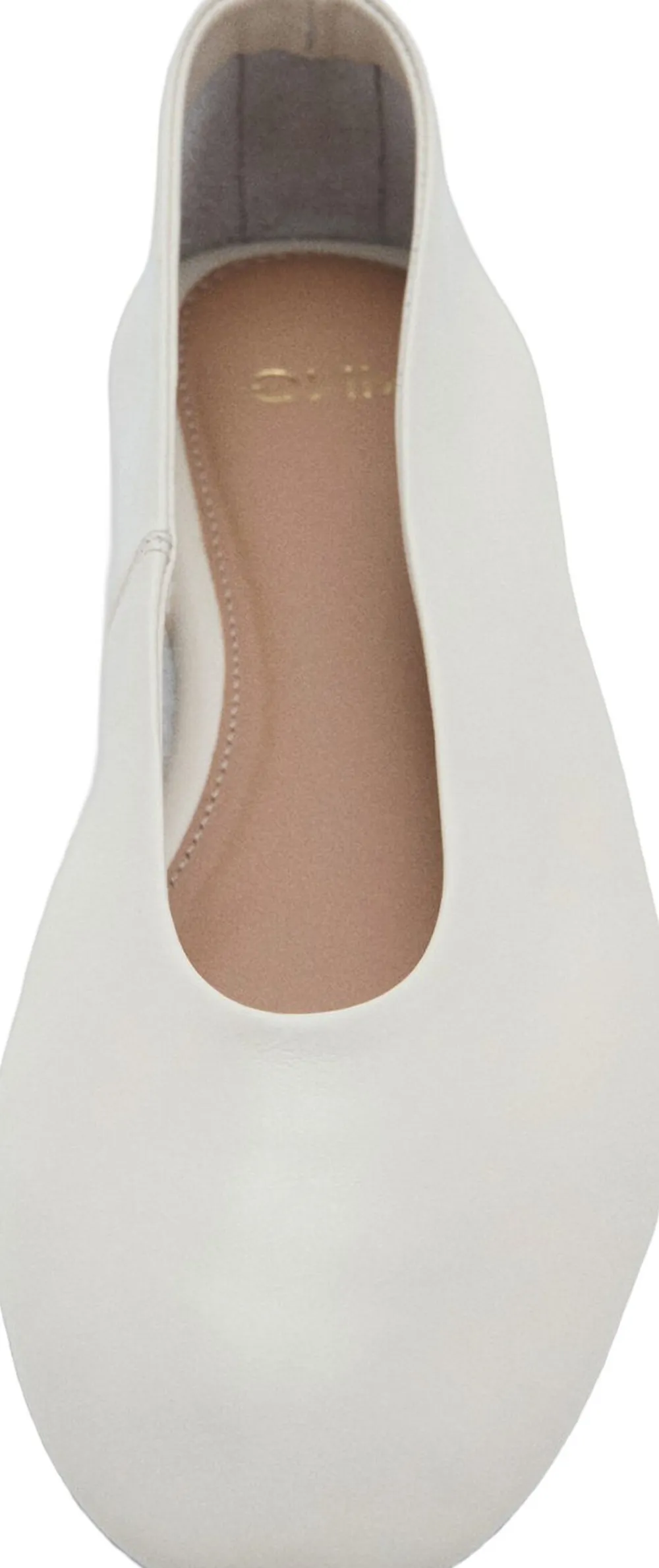 Leather ballet flats>MANGO Outlet