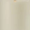 Uyuni LED pillar candle, Oyster Grey, Smooth, 7,8x10 cm Best