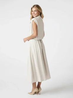 Neo Noir Lenni Skirt Ivory New