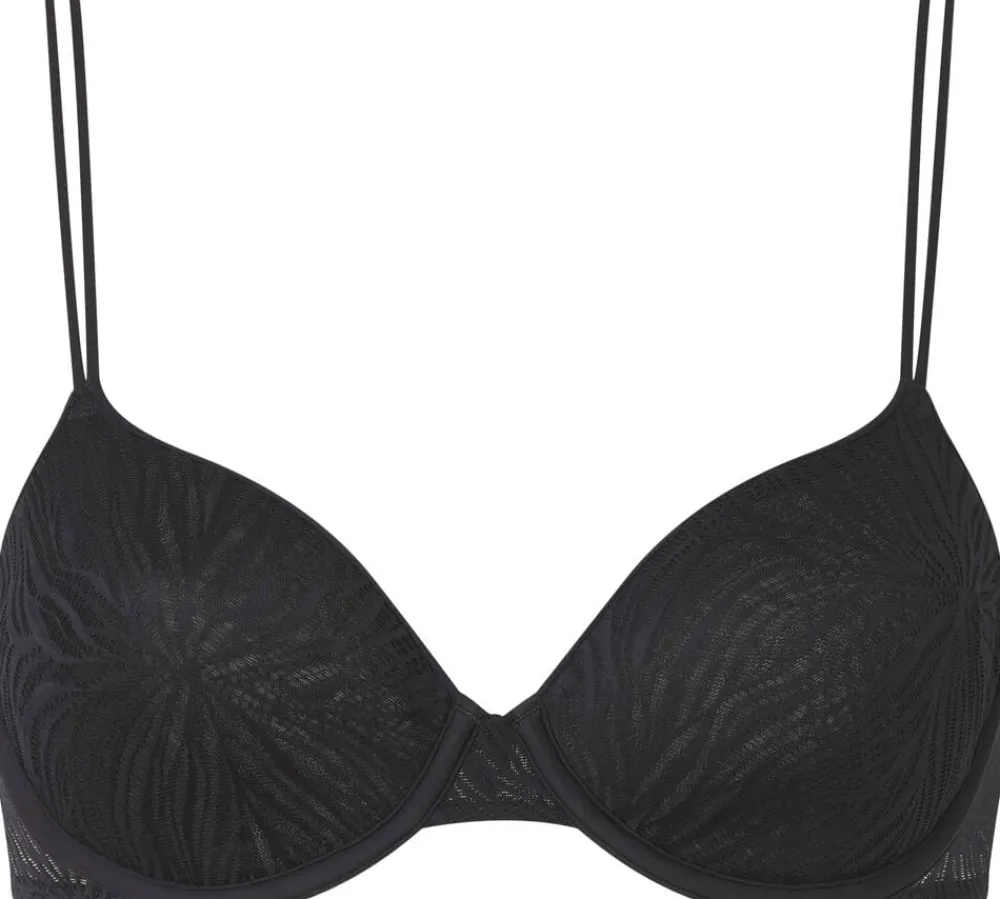 Calvin Klein Lightly lined demi-plunge bra Black Sale