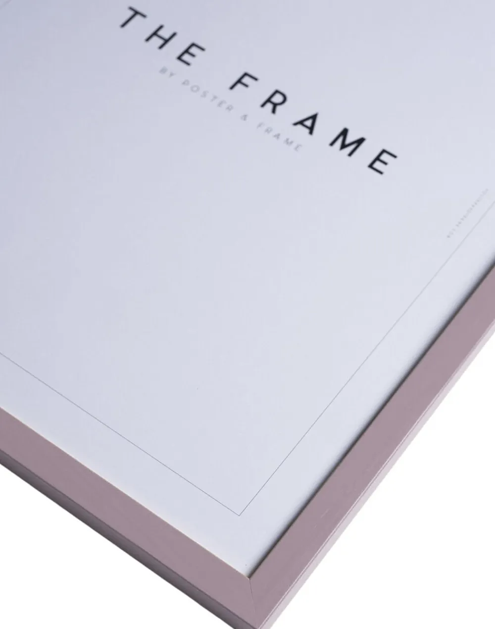Poster & Frame Wood Frame Lilac New