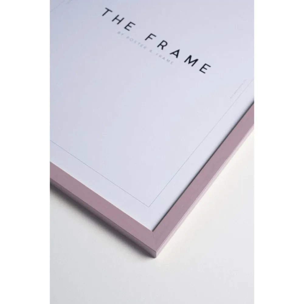 Poster & Frame Wood Frame Lilac New