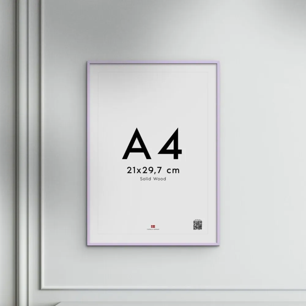 Poster & Frame Wood Frame Lilac New