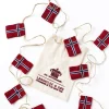 Lille flagranke med 10 Norske flag>Langkilde & Søn Discount