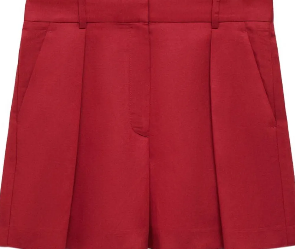 Linen-blend suit bermuda shorts>MANGO Outlet