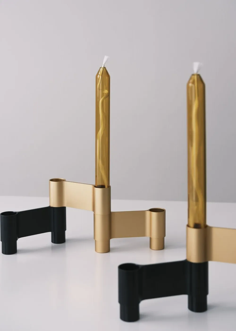 LINK, CANDLE HOLDER, BLACK ANODIZED, 11060B>Studio About New