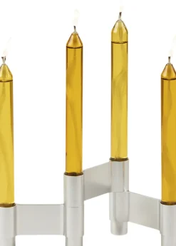 LINK, CANDLE HOLDER, POLISHED ALUMINIUM, 11060P>Studio About Hot