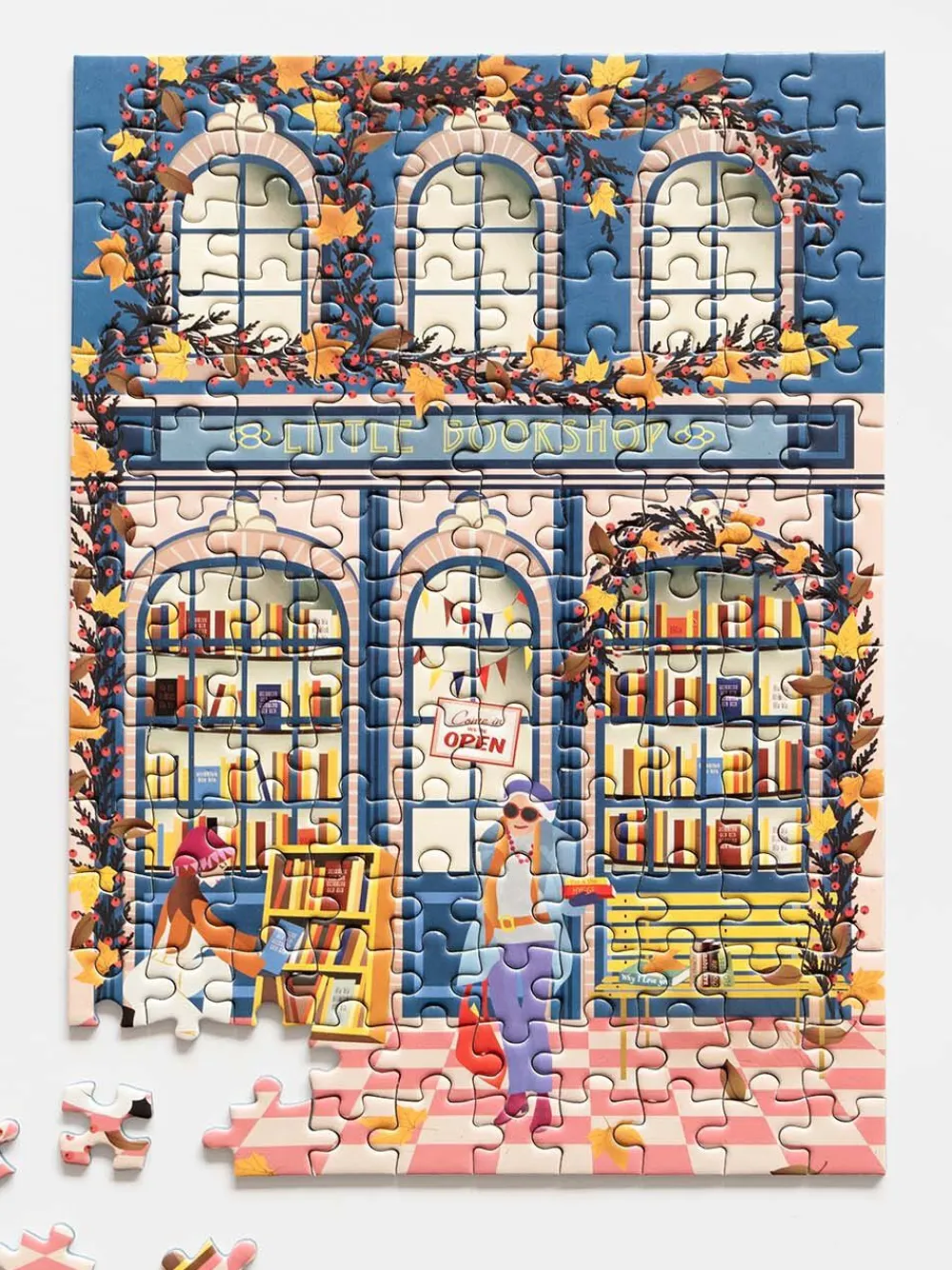 ViSSEVASSE Little Bookshop - puslespil med 150 brikker Hot