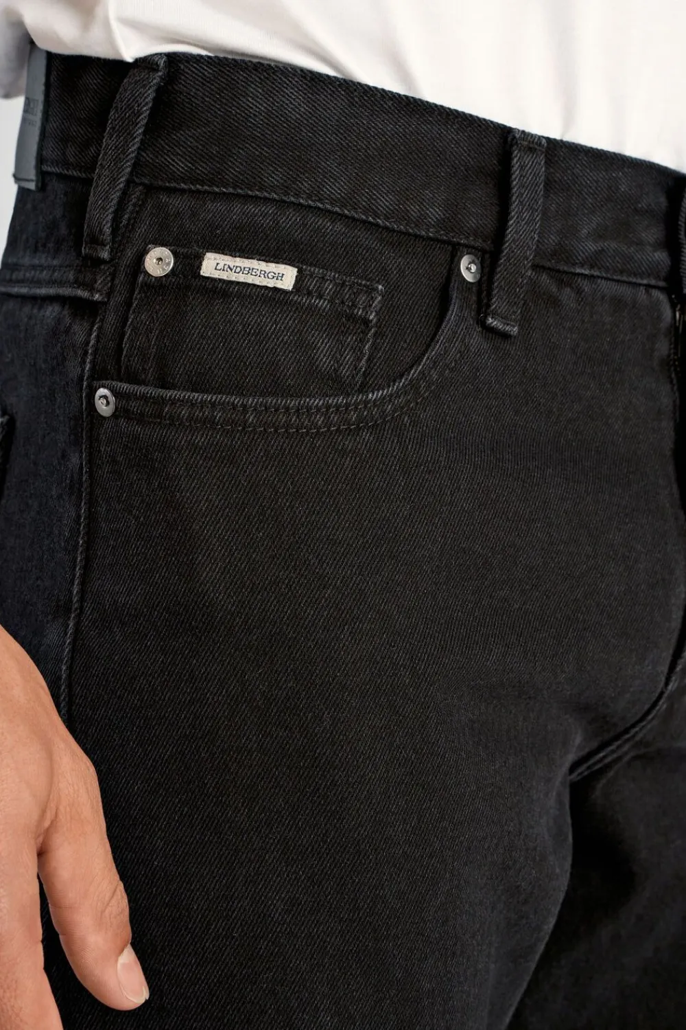 Lindbergh Loose fit jeans Sort Hot