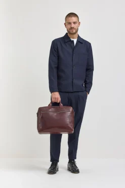 JOST LUND Briefcase M Brown Outlet