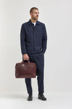 JOST LUND Briefcase M Brown Outlet
