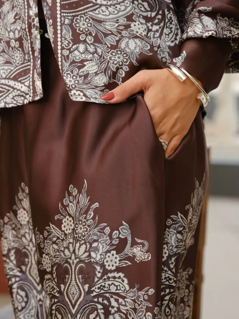 Dame Neo Noir Lunet Paisley Border Pants