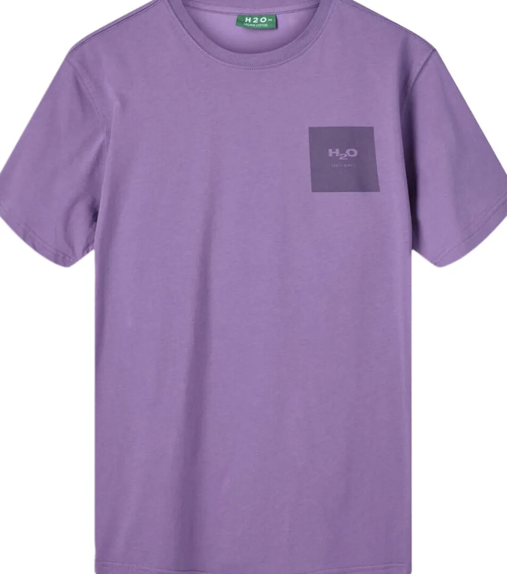 H2O Lyø Organic T-shirt Lilla Best