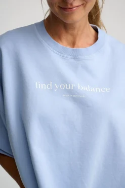 moshi moshi mind mantra sweat Light blue Discount