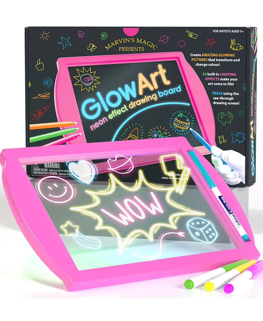 Børn Marvins Magic - Glow Art - Pink