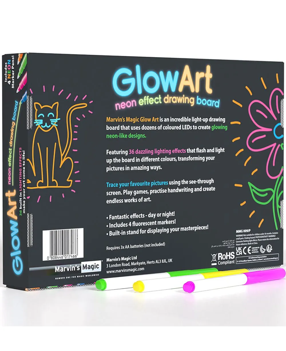 Børn Marvins Magic - Glow Art - Pink