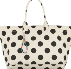 Becksöndergaard Maxi Polka Canvas Camila Bag Birch white New