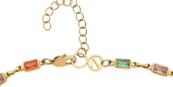 Nialaya Men's Rectangle Tennis Necklace