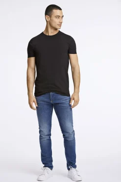Lindbergh Mens stretch crew neck tee S/S