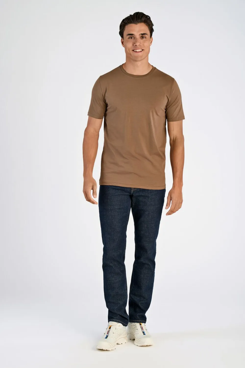 Lindbergh Mens stretch crew neck tee S/S