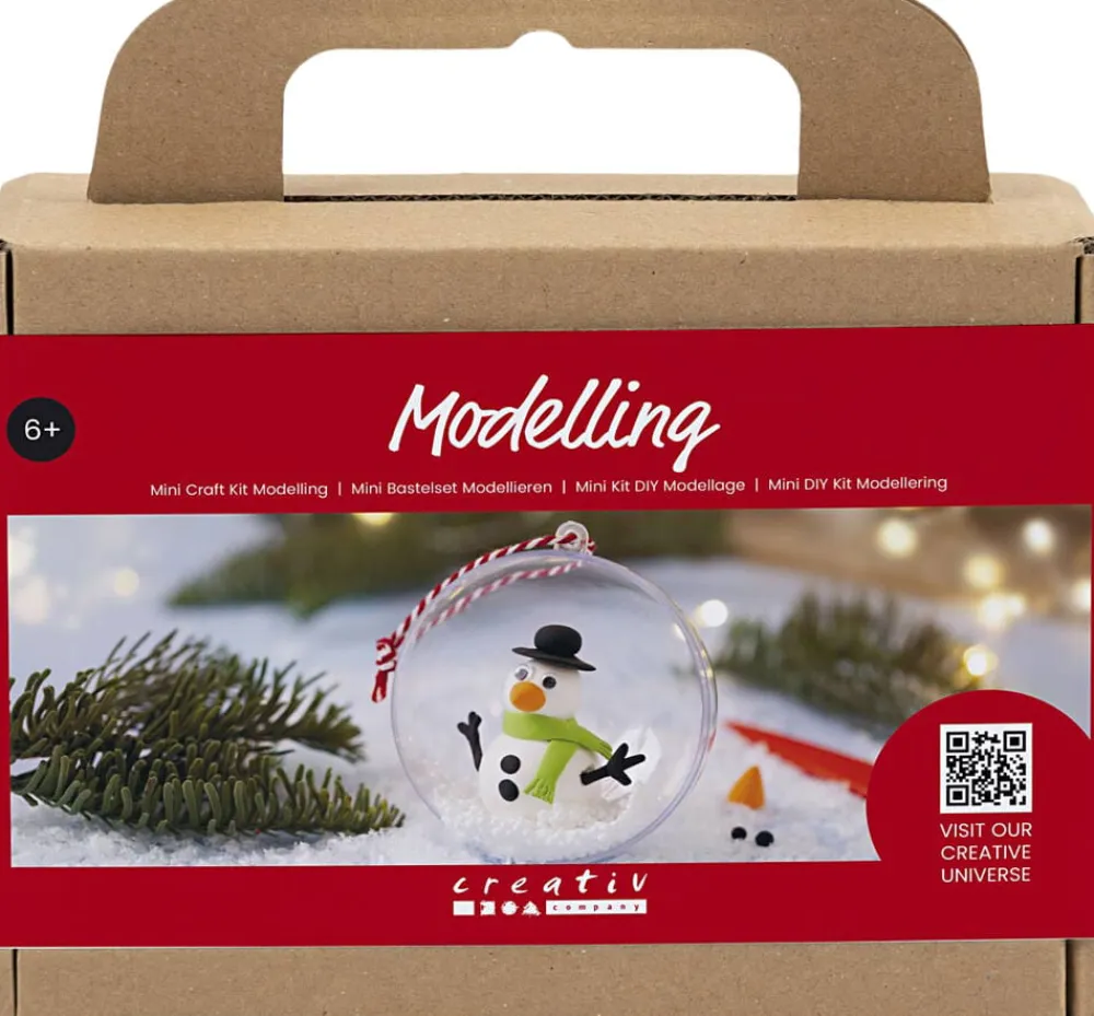 Creativ Company Mini DIY Kit Modellering, Snemand Clearance