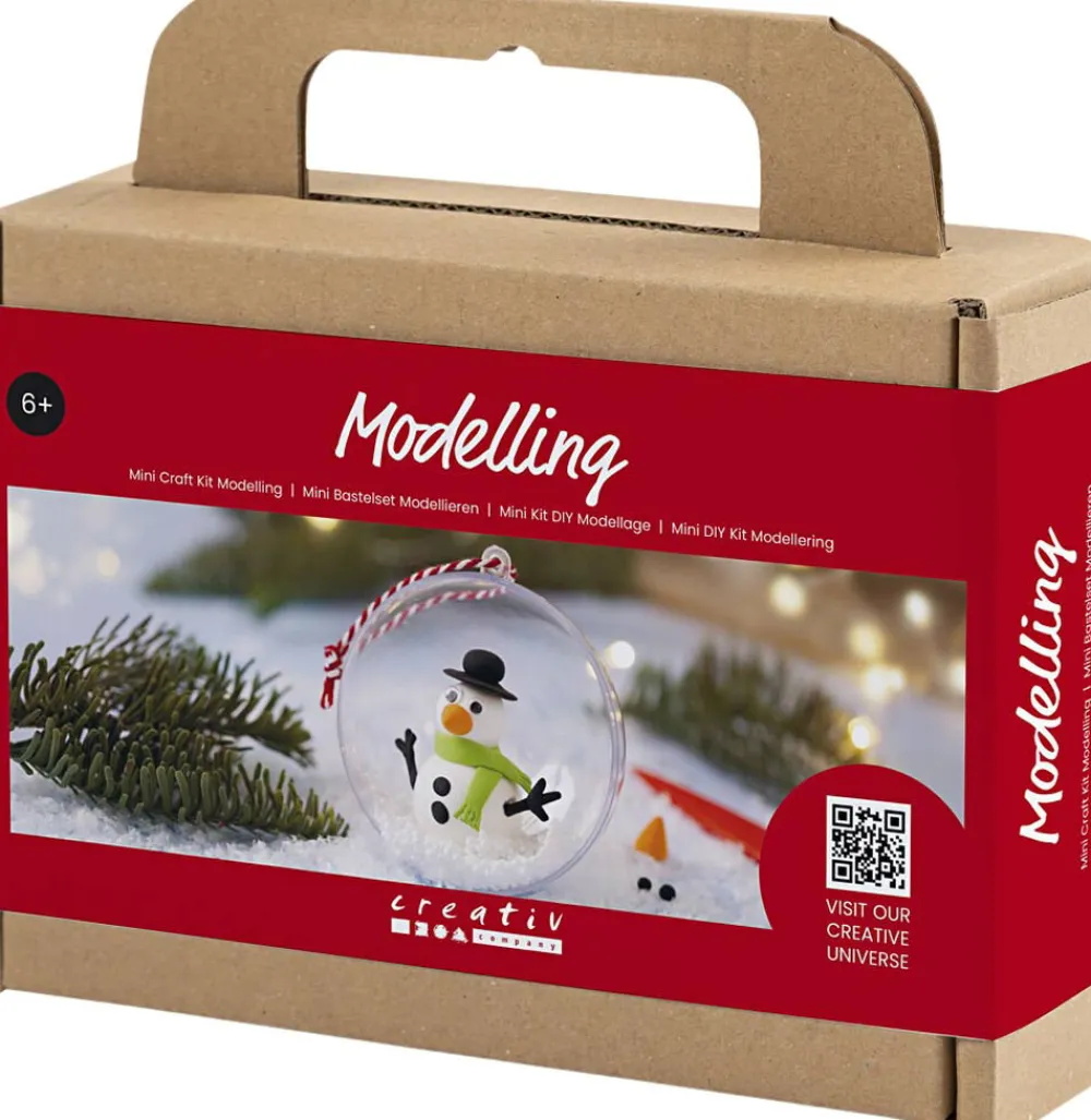 Creativ Company Mini DIY Kit Modellering, Snemand Clearance