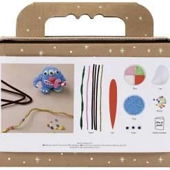 Creativ Company Mini DIY Kit Modellering, Rensdyrmonster, ass. Farver New