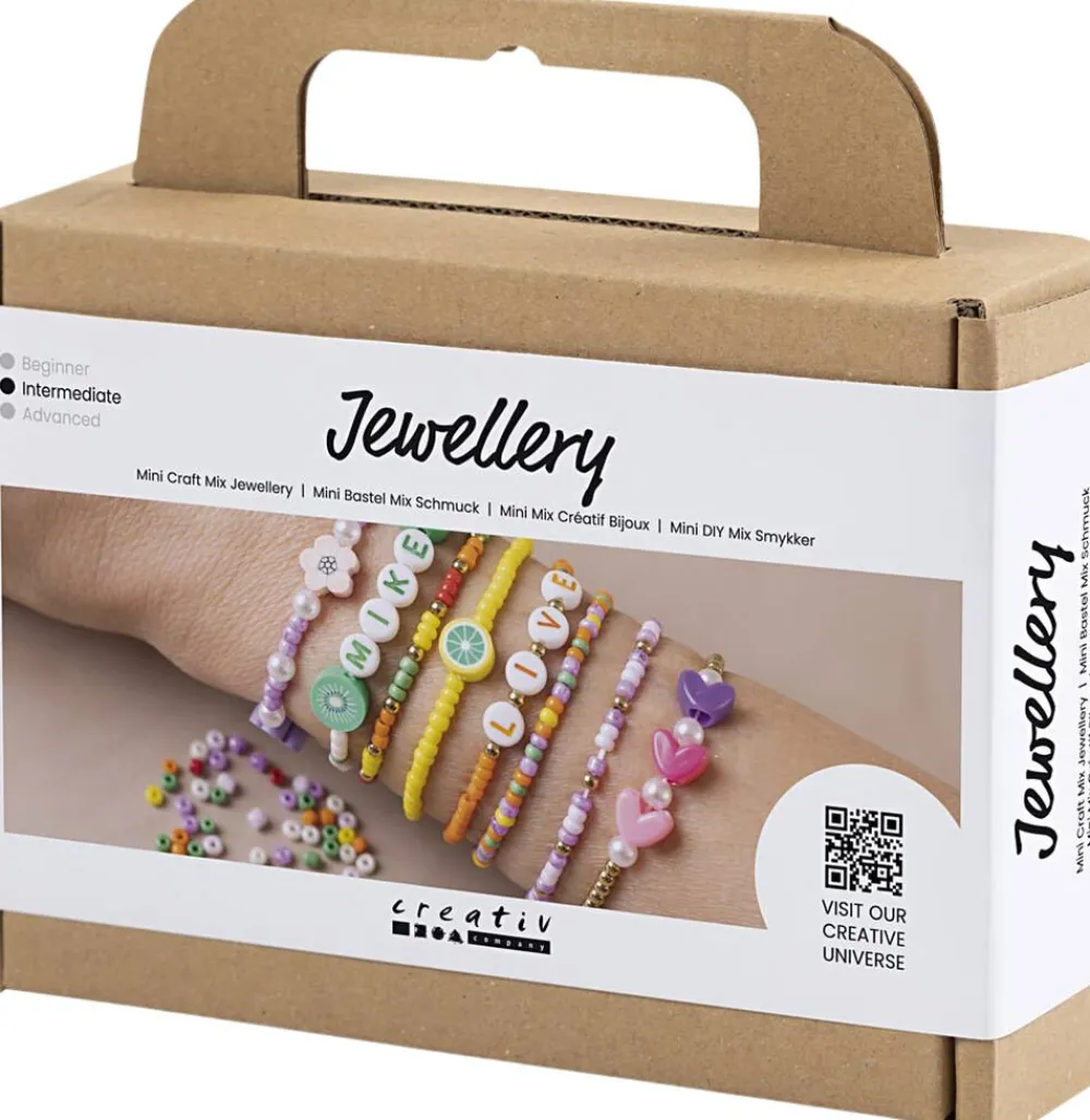 Creativ Company Mini DIY Mix Smykker, Farverige armbånd Clearance